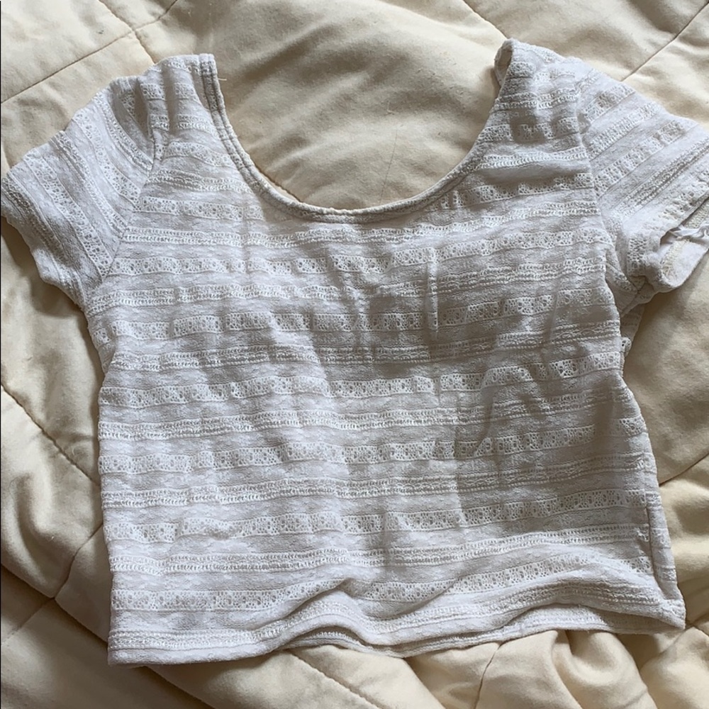 Aeropostale White Crop Top